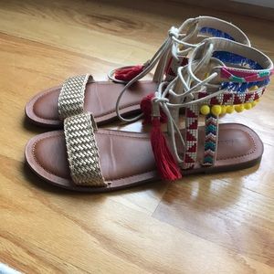 Indigo rd. Lace up tases sandal